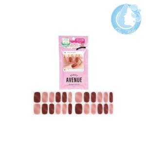 PT10倍 / BEAUTY AVENUE ビューティーアベニュー ジェルネイルシール（ピンキッシュボルドー） 送料無料 メール便 YML / 在庫有uwd｜1make