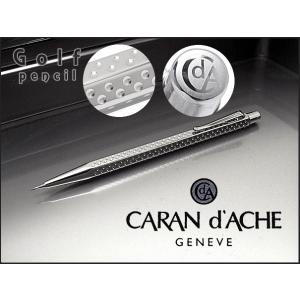 カランダッシュ エクリドール ゴルフ ペンシル 0.7mm シルバー＆ロジウムプレート/CARAN ...