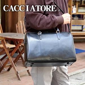 カチャトーレ  ボストンバッグ CACCIATORE 日本製 豊岡製 トラベルバッグ ブラック メンズ KBN10449 10449-1｜1more