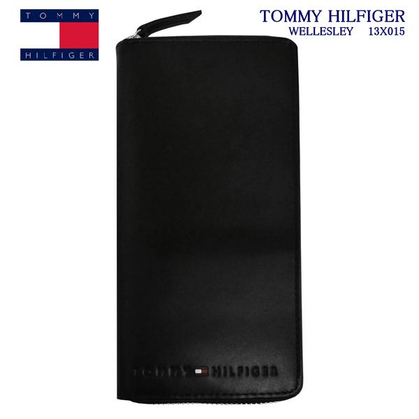 トミーヒルフィガー WELLESLEY 財布 ブラック：13X015-BK