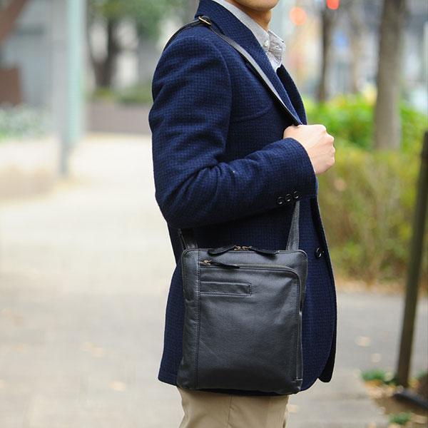 ハミルトン  ショルダーバッグ・メッセンジャーバッグ メンズ 紺 HAMILTON ビジネス 通勤 ...