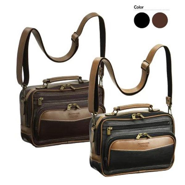 ブレザークラブ バーガスII ショルダーバッグ・メッセンジャーバッグ メンズ スミクロ/チョコ BL...