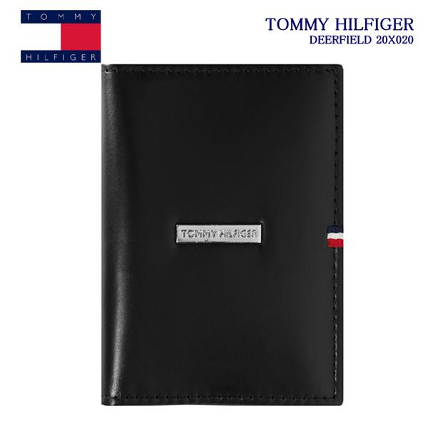 トミーヒルフィガー DEERFIELD クレジットカードケース ブラック：20X020-BK