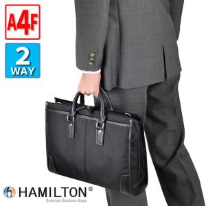 ハミルトン  ビジネスバッグ・ブリーフケース HAMILTON ブラック メンズ 26581-1｜1more
