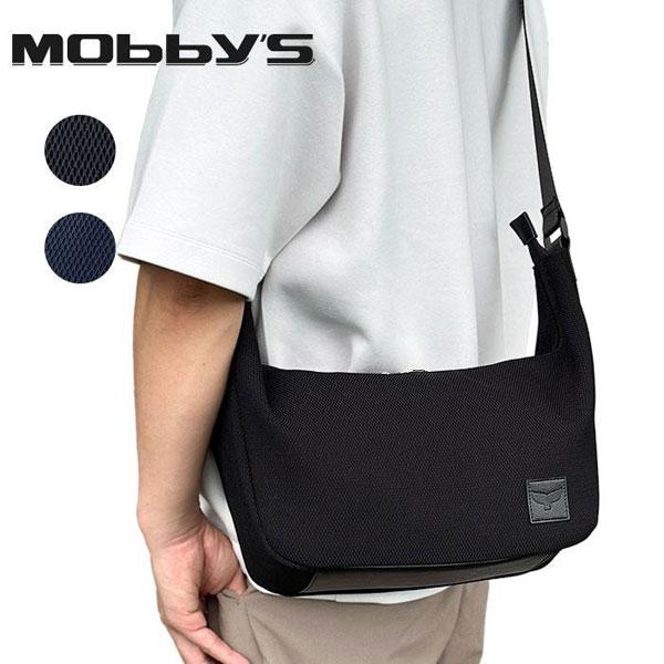 モビーズ  ショルダーバッグ・メッセンジャーバッグ メンズ ブラック/ネイビー 日本製(豊岡製) メ...