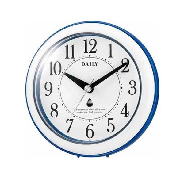 リズム時計（CITIZEN） 掛置時計 アクアパークDN 青（白） 4KG711DN04