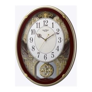 RHYTHM リズム アミューズメント電波時計 「スモールワールドリリィN