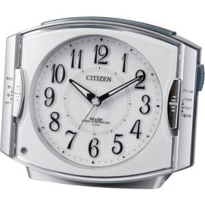 リズム時計（CITIZEN） 置時計 ー シルバーメタリック色 4RK411-019｜1more