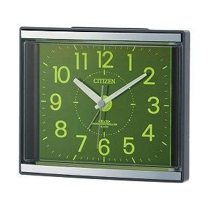 リズム時計（CITIZEN） 置時計 ー グレー（集光樹脂） 4RL434-008