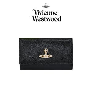 Vivienne Westwood メンズ キーケース 黒 ヴィヴィアンウエストウッド Vivienne Westwood キーケース 5連