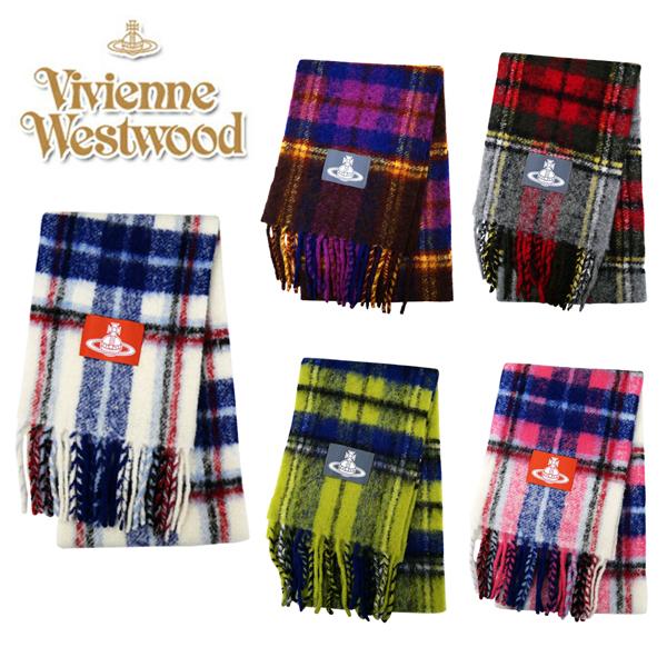 ヴィヴィアン・ウエストウッド Vivienne Westwood CHUNKY TARTAN  マフ...