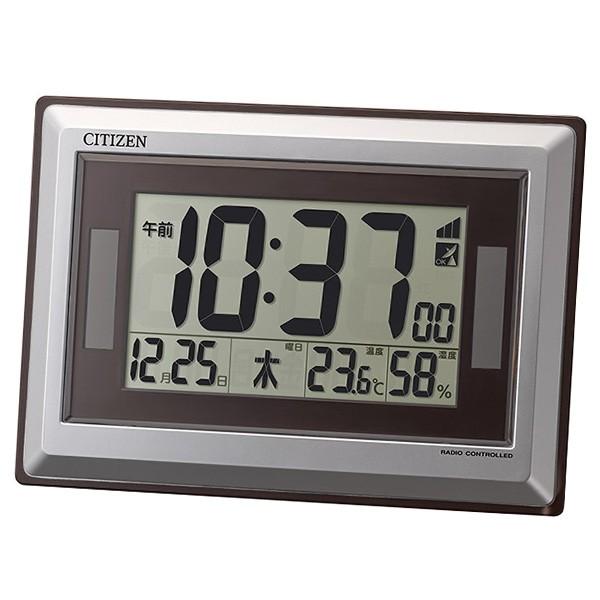 リズム時計（CITIZEN） 掛置時計  シルバーメタリック色 8RZ182-019