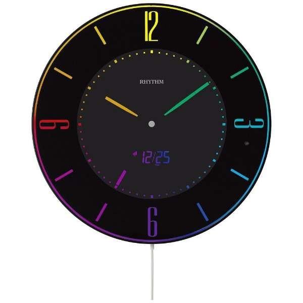 リズム時計（CITIZEN） 掛置時計 Iroria A（イロリア エー） 黒 8RZ197SR02