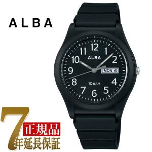 セイコー ALBA アルバ クオーツ メンズ メンズ 腕時計 ブラック AQPJ411