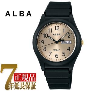 セイコー ALBA アルバ クオーツ メンズ メンズ 腕時計 シャンパンゴールド AQPJ412｜1more