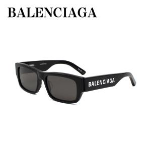 バレンシアガ サングラス ユニセックス ブラック×グレー BALENCIAGA 正規品 アジアンフィット UVカット 紫外線カット メンズ レディース BB0261SA-001｜1more