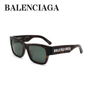 バレンシアガ サングラス ユニセックス ハバナ×グリーン BALENCIAGA 正規品 アジアンフィット UVカット 紫外線カット メンズ レディース BB0262SA-002｜1more