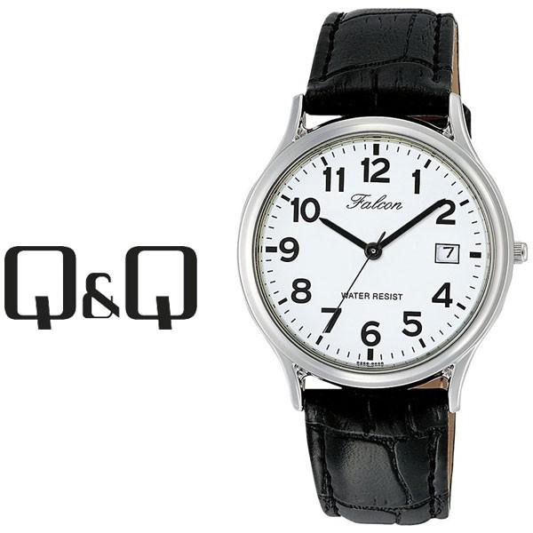 シチズン CITIZEN Q&amp;Q キューキュー Falcon ファルコン メンズ 腕時計 ホワイト ...