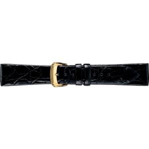 SEIKO BAND 18mm セイコー 替えベルト サイドワニ（フランス仕立て） 紳士用 黒色 DA30 正規品 返品不可【ネコポス可能】｜1more