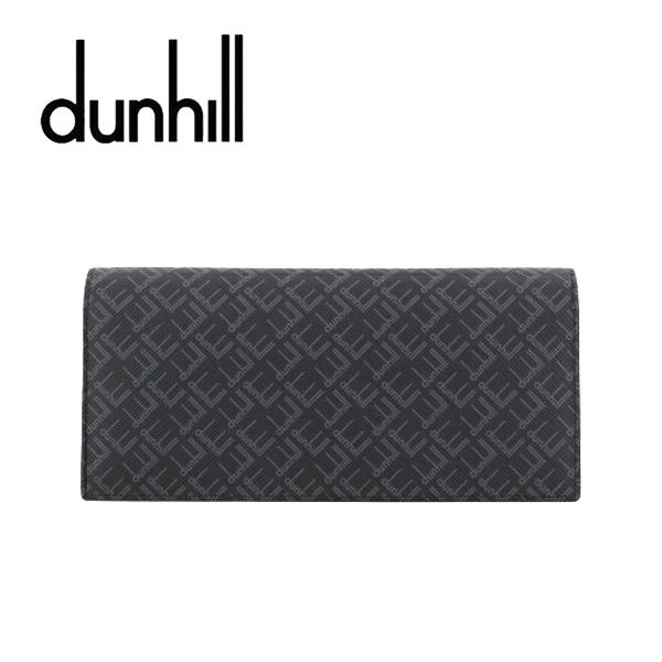 ダンヒル  長財布 かぶせ メンズ ブラック ブランド DU21R2100LT001R