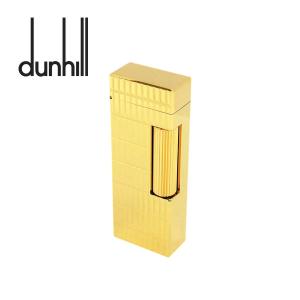 着火確認済 dunhill ダンヒル 薄型 ガスライター ゴールド メンズ