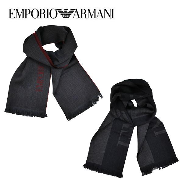 エンポリオアルマーニ  マフラー・ストール メンズ スレート/アンスラサイト/グレー 625007-...