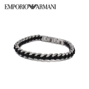 エンポリオアルマーニ  ブレスレット EMPORIO ARMANI ブラック シルバー メンズ EGS2713040｜1more