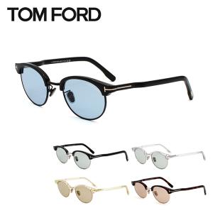 トム・フォード サングラス ユニセックス ブラック×グレー アジアン