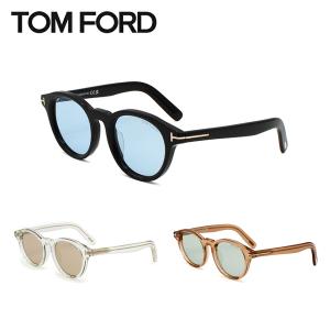 トム・フォード サングラス ユニセックス ブラック×グレー アジアン