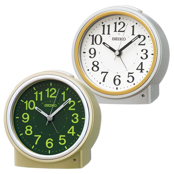 セイコークロック  置き時計 目覚まし時計 自動点灯 置時計 KR518