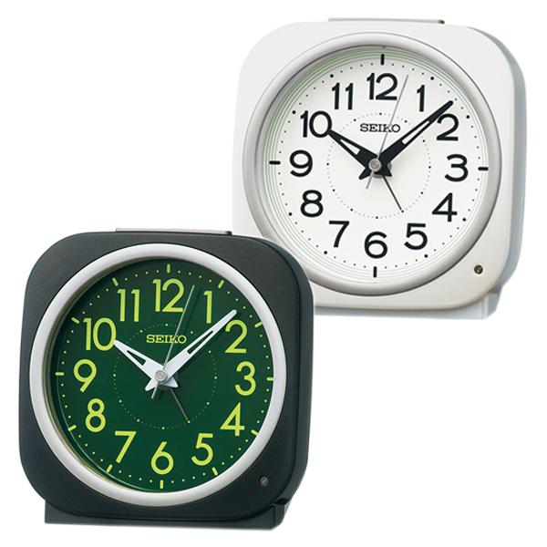 セイコークロック  置き時計 目覚まし時計 自動点灯 置時計 KR519