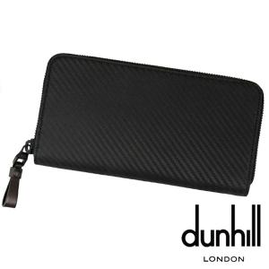 ダイヤモンド358⭐︎新品未使用 美品 ダンヒル カーボンレザー 長財布⑧ dunhill（ダンヒル） dunhill CADOGAN メンズ ブラック 長財布 L2X218A