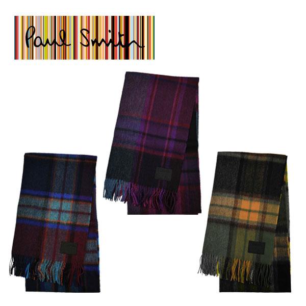 Paul Smith ポールスミス SCARF SPECTRAL CHECK マフラー ストール チ...