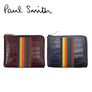 ポールスミス コインケース Paul Smith 小銭入れ ワインレッド ネイビー メンズ M1A-5303-A40013の商品画像