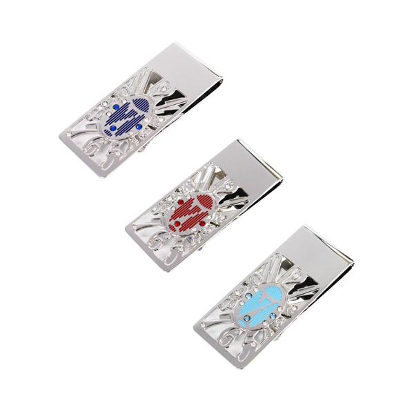 マネークリップ ダイアル7 マネークリップ メンズ ブルー/レッド/スカイブルー  MC-DIAL7