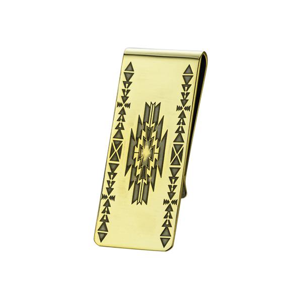 -  マネークリップ メンズ ネイティブ ゴールド  MC-NATIVE