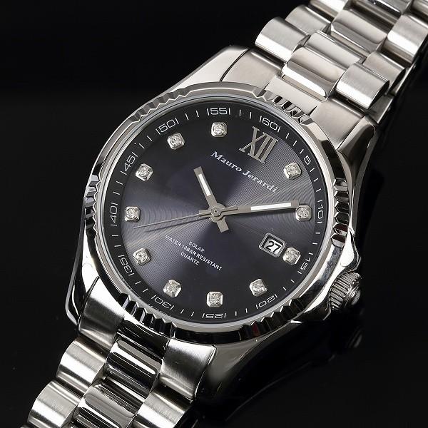 マウロジェラルディMAURO JERARDI MJ037-4 ソーラーシリーズ メンズ 腕時計