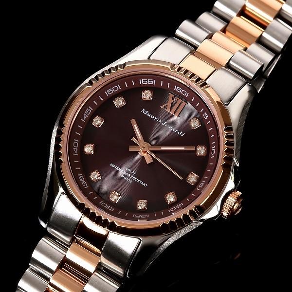 マウロジェラルディMAURO JERARDI MJ038-1 ソーラーシリーズ レディース 腕時計