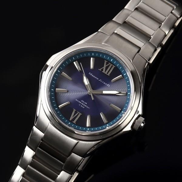 マウロジェラルディMAURO JERARDI MJ039-5 ソーラーチタンシリーズ メンズ 腕時計