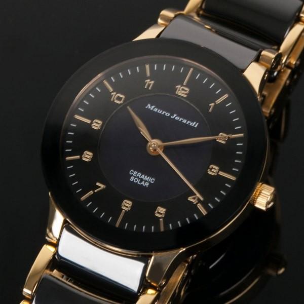 【Mauro Jerardi】 マウロジェラルディ ソーラーセラミックシリーズ レディース腕時計 ブ...