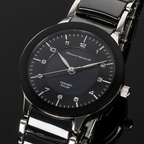 【Mauro Jerardi】 マウロジェラルディ ソーラーセラミックシリーズ レディース腕時計 ブ...