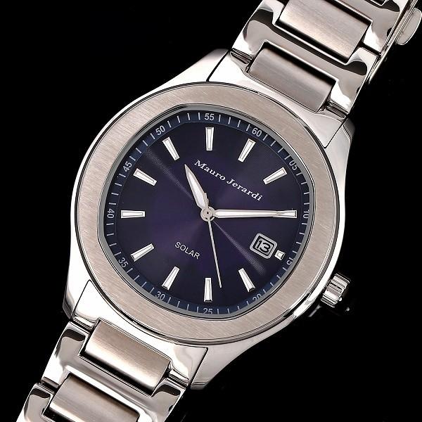 マウロジェラルディMAURO JERARDI MJ053-2 3針ソーラーモデル メンズ 腕時計