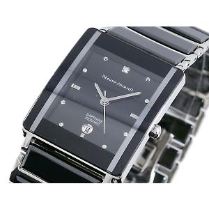腕時計 メンズ セラミックベルト 角型 長方形レクタンギュラー MJ051-1