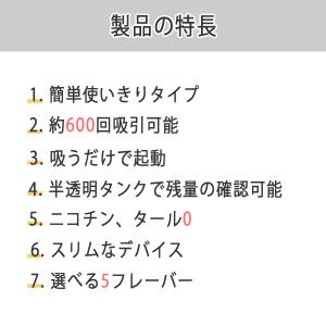 電子タバコ NICOLESS VAPE ニコレ...の詳細画像1