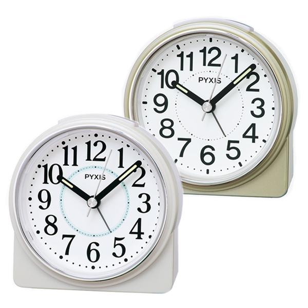 セイコークロック  置き時計 目覚まし時計 スイープセコンド(連続秒針) スヌーズ NR451