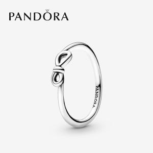 PANDORA（パンドラ） 指輪 リング スパークリング リボン ダブルロー