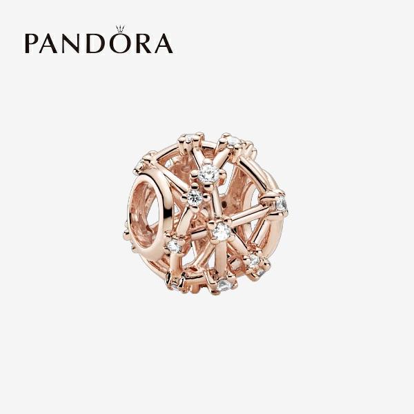 パンドラ チャーム ブレスレット レディース ゴールド ハート PD-CM-789240C01