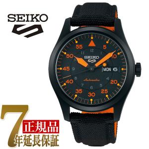 【おまけベルト付き】セイコー SEIKO 5スポーツ Street Style メンズ 腕時計 ブラック SBSA143｜1more