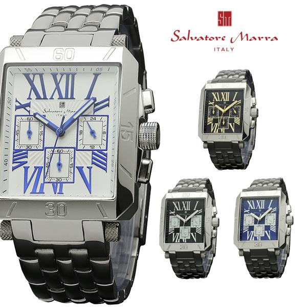 サルバトーレ・マーラ メンズ 腕時計 トノー クロノグラフ SM17117