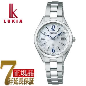 SEIKO セイコー LUKIA ルキア ソーラー電波 レディス 腕時計 ホワイト SSQV103｜1more